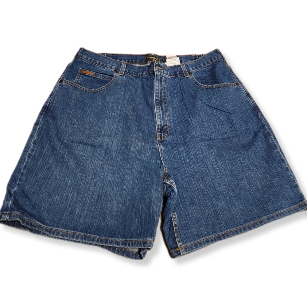 Eddie Bauer Women's Denim Jean  Shorts Stretch Blue 20 x W-941